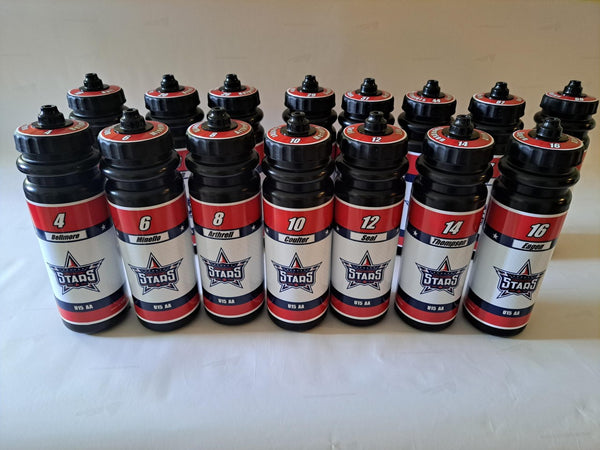 Team Water Bottles - Customized